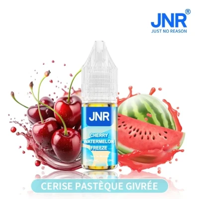 Cerise Pastèque Givrée, JNR e-liquide 10ml,  - Sels de Nicotine 20mg