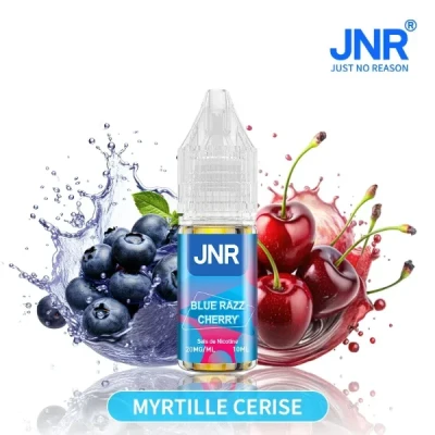 Framboise Bleue Cerise, JNR e-liquide 10ml,  - Sels de Nicotine 20mg
