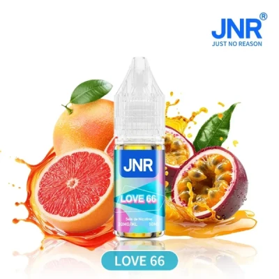Love 66 (Pastèque Melon Menthe), JNR e-liquide 10ml,  - Sels de Nicotine 20mg