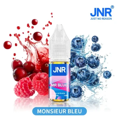 Mr Blue (Baies & Menthe), JNR e-liquide 10ml,  - Sels de Nicotine 20mg