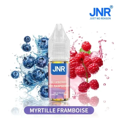 Myrtille Framboise Rouge, JNR e-liquide 10ml,  - Sels de Nicotine 20mg