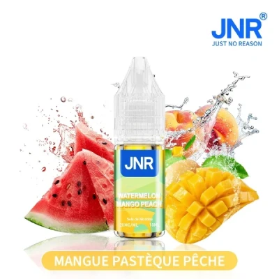Pastèque Mangue Pêche, JNR e-liquide 10ml,  - Sels de Nicotine 20mg