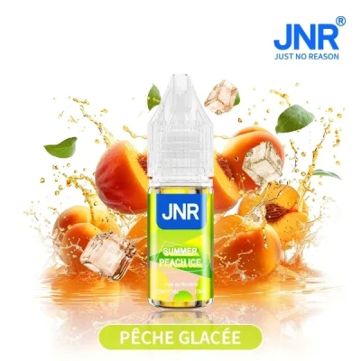 Pêche d'Été Glacée JNR e-liquide 10ml,  - Sels de Nicotine 20mg